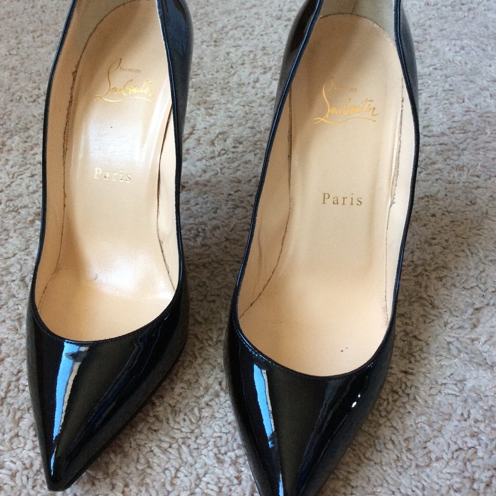 Christian Louboutin Pigalle Follie 100 patent size 39